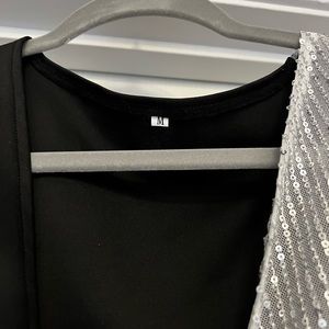 Black and silver dress, never worn.